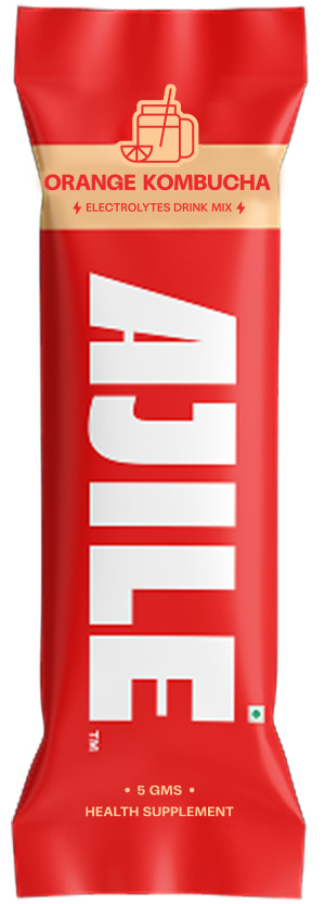 AJILE Zero Sugar Electrolytes Drink Mix - Orange Kombucha