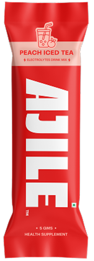 AJILE Zero Sugar Electrolytes Drink Mix - Peach Iced Tea